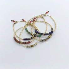 Charger l'image dans la galerie, Bracelet Surfeur des Villes - Bracelet de perles miyuki or, jaspe ou nacre et hématites présenté en 6 couleurs différentes