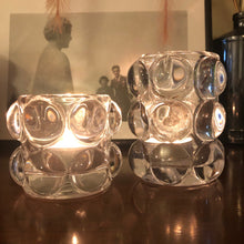 Charger l'image dans la galerie, Votives Bubble en verre transparent.Grand modèle et petit modèle.Ambiance cosy